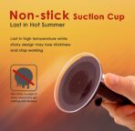 ivoler Car Phone Mount Windshield, Long Arm Clamp Universal Windshield with Double Clip Strong Suction Cup Cell Phone Holder Compatible with iPhone 15 14 13 Pro Max XS 7 8 Plus, Galaxy S24 S23 Ultra - Image 3