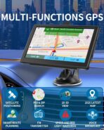 GPS Navigator for Car, Truck GPS with 7'' Touchscreen, Free Lifetime Updates, Car Navigation System with Turn-by-Turn Voice Guidance, Speed & Red Light Warning for All Cars (Black) - Image 2