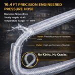 Battery Powered Power Washer - 2×4.0Ah Batteries,1100 PSI,Brushless Motor, Portable Cordless Pressure Washer with 6-in-1 Nozzle, 3 Power Level, Hand Held Pressure Washer for Cars Patio Driveway - Image 7