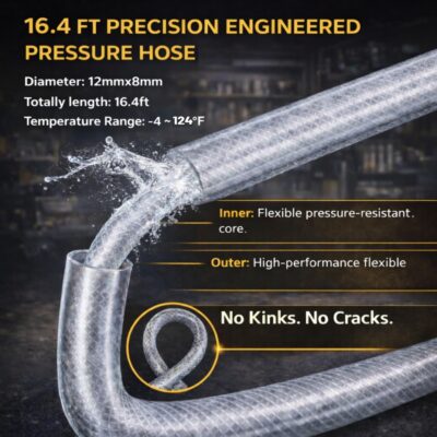 Battery Powered Power Washer - 2×4.0Ah Batteries,1100 PSI,Brushless Motor, Portable Cordless Pressure Washer with 6-in-1 Nozzle, 3 Power Level, Hand Held Pressure Washer for Cars Patio Driveway - Image 7