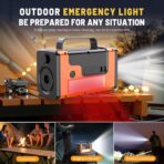 Car Jump Starters with Air Compressor, 5000A Portable Car Battery Booster, Clean Vacuum Cleaner, 12V Lithium Ion Battery Charger, 150PSI Tire Inflator for 8.0L Gasoline and 6.0L Diesel Engines - Image 5