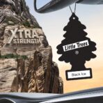 LITTLE TREES Car Air Freshener | Xtra Strength Provides Long-Lasting Scent for Auto or Home | Extra Boost of Fragrance | Black Ice, 24 Air Fresheners - Image 4