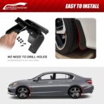 SPEEDWOW Mud Flaps Splash Guards Fit for 2016-2017 Honda Accord,Front and Rear 4 Piece/Set - Image 3