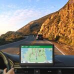 GPS Navigator for Car, 2026 Map 7 inch Touch Screen Car GPS 256-16GB,Voice Turn Direction Guidance, Support Speed and Red Light Warning, North America Lifetime map Free Update Truck(Black) - Image 2