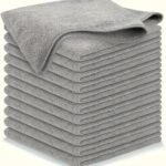 10-Pack Upgraded Microfiber Cleaning Cloths – Premium Reusable Towels for Streak-Free Dusting, Polishing & Deep Cleaning in Kitchen, Bathroom, Windows & Cars