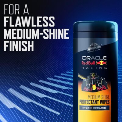 Armor All Podium Series Hybrid Ceramic Medium Shine Protectant Wipes, 25 Count, Interior Car Wipes Developed in Collaboration With Oracle Red Bull Racing - Image 6