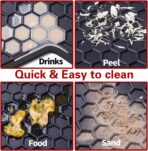 Car Rubber Floor Mat for Honda CRV CR-V 5th Generation 2017-2022 Custom Fit Full Black Auto Liner Mats All Weather Protection Heavy Duty Odorless - Image 4