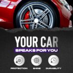 Untouchable Tire Shine Spray – Long-Lasting Wet Tire Finish for Deep Gloss & Protection – Waterproof Tire Shine, Easy Application, Premium Tire Cleaner Shine - Image 3