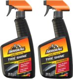 Armor All Tire Shine, One-Step Tire Shine Spray for Precise, Even Shine and Minimal Overspray - 2 Count