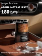 Kwak's Long Lasting Car Air Freshener - Aromatherapy for Car, Office,Home,160ML Natural Scents Air Fresheners for Men or Women(Black, Ocean) - Image 2