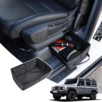 Compatible with Ineos Grenadier 2020-2024 Under Seat Storage Tray, Customized Oxford Cloth Driver Passenger Underseat Hidden Organizer Tool Box Organizer with Anti-slip and Handle (1PCS)