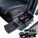 Compatible with Ineos Grenadier 2020-2024 Under Seat Storage Tray, Customized Oxford Cloth Driver Passenger Underseat Hidden Organizer Tool Box Organizer with Anti-slip and Handle (1PCS)