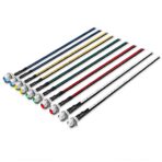 Chanzon 10pcs 5mm LED Pilot Diode Light (5 Colors x 2pcs Diffused Frosted Round Lens) with 8mm Panel Mount 12V Universal Flush Dash Board Indicator Panel Socket Lights for Cars Boats lamp Bulb