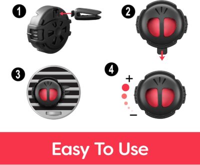 Refresh Your Car Mini Diffuser Car Air Fresheners, Hawaiian Sunrise Scent, 2 Pack, Convenient Car Diffuser - Image 6