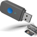 USB Bluetooth Car Kit [Stronger Mics& Noise Cancellation] &[Plug-and-Play] Bluetooth 5.3 Receiver Adapter for Car Music/Hands-Free Calls/Stereo Audio,Black