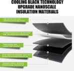 Auto Front Windshield Sun Shade Umbrella, Windshield Sun Shade Umbrella for Car Vinyl Coating, Foldable Car Umbrella Sunshade with UV Block Protection (Opening Design) - Image 3