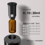 Airversa Waterless Diffuser for Essential Oil, Car Diffsuer, Battery Operated Nebulizer, 0.7 Fl Oz/ 20mL, Mini Scent Air Machine, 3 Timers & 3 Mist Levels for Home, Room, Car, Office - AN6 Black - Image 6