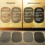 Car Window Sun Shade (4 Pack) - 20"x12" (50x30cm) Storage Pouch Included - Cling Sunshade for Car Side Windows - Sun, Glare & UV Rays Protection for Baby, Child - Easy Installation - Image 5