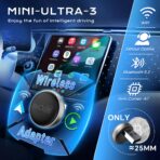 Wireless CarPlay Adapter Carlinkit MINI Ultra3│Plug & Play Convert Wired Carplay to wireles s CarPla y│Convert Wired Android AUTO to wireles s Androi d Auto│for OEM CarPla-y & OEM Android AUT-o Cars - Image 4