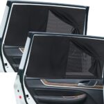 2PCS Car Side Window Shades, Magnetic Double Layer Car Sun Shade for Privacy Block Heat UV Full Shade & Half Shade Options, Vehicle Back Window Curtain for Baby & Kids