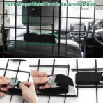 HAITRAL Universal-Fit Barrier,Adjustable Dog Barrier for SUVs,Cars,Trucks,Heavy-Duty Wire Mesh Guard Pet Divider,Back Seat Dog Separator Gate for Cargo Area,Safety Car Travel Accessories - Image 6