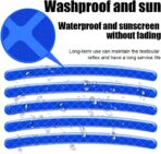 20PCS Car Wheel Stripe Reflective Stickers - Night Safety Warning Anti-Scratch Rim Decals for Motorcycles, Bicycles (Blue) - Image 5