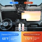 Car Windshield Compatible with INEOS Grenadier 2020-2025 Sun Shade Windshield Sunscreen Heat Shield Front Windshield Sun Shade Folding Sunshade UV Protection - Image 2