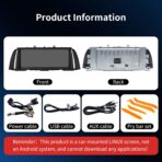 Wireless CarPlay/Android Auto 10.25 Inch Touchscreen for BMW 5 Series F10/F11 (2012-2016) with NBT System, Car Radio Receiver, Multimedia, Bluetooth, Car Stereo - Image 6