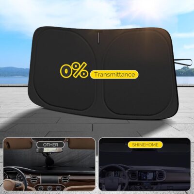 Car Windshield Sun Shade Compatible with 2020 2021 2022 2023 2024 2025 2026 Toyota Corolla Accessories Foldable Front Window Sunshade Custom Windshield Cover Sun Visor Block UV Rays - Image 8
