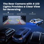 9.26" Wireless Portable Car Play Screen for Apple CarPlay & Android Auto, OTA Updates, Backup Camera, Mirror Link, 5.0 Bluetooth, Voice Control, GPS Navigation, FM - Image 6