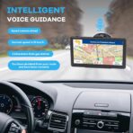 GPS Navigator for Car Truck RV, 7" Touchscreen GPS Navigation System, 2026 Map with Voice Guidance, Speed Alert, Red Light Warning, Custom Truck Routing, Free Lifetime Updates (Blue) - Image 2