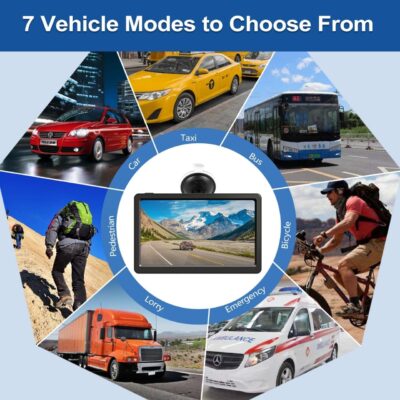 GPS Navigation for Car Truck Navigator - Navigation System 9 Inch Touchscreen, 2025 US/CA/MX Offline Maps Lifetime Free Update, Voice Guidance, Speed Cam Warning, Vehicle RV GPS para carros Trucker - Image 5