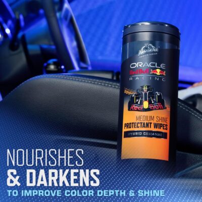 Armor All Podium Series Hybrid Ceramic Medium Shine Protectant Wipes, 25 Count, Interior Car Wipes Developed in Collaboration With Oracle Red Bull Racing - Image 5