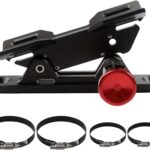 Quick Release Fire Extinguisher Mount - Aluminum Adjustable UTV Roll Bar Fire Extinguisher Holder Mounting Bracket Compatible with Jeep Wrangler TJ JK JL JKU Polaris RZR Ranger Can-Am X3 Universal