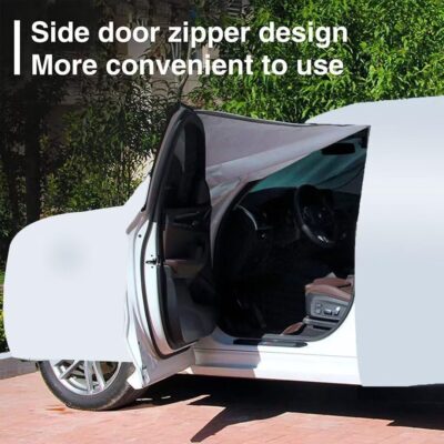 Car Cover Compatible with Buick Special Y-Body 1961-1963,Heat-Insulating, dust-Proof, Sun-Proof, All-Weather Protection Outdoor car Cover (Silver Green) - Image 4