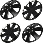 SCITOO 16 Inch Black hubcaps, universally Adaptable to Cars, Trucks, SUVs, Simple to Mount, Elegant Design, rustproof Wheel Rim Cover Set of 4 - Image 8