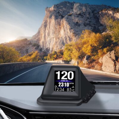 KAOLALI Head Up Display for Car Digital Speedometer Display GPS+OBD2 Dual System Smart Gauge MPH Clock RPM Over Speed Alarm Odometer for All Vehicle - Image 6