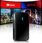 Magic AI CarPlay Box - Wireless CarPlay Adapter with Dual-WiFi Stability, Built-in Android Multimedia System, Enjoy Video & Music Apps, Navigation, AI Voice, Plug & Play for Factory Wired CarPlay