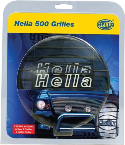 HELLA 165530801 500/500FF Series Protective Grille Cover - 2 Piece, Multi - Image 7