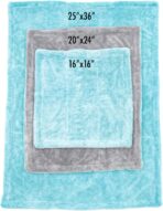 The Rag Company - The Liquid8r - Absorbent 70/30 Blend Microfiber Drying Towel for Cars, Trucks, SUVs, Safe for Detailing + Scratch Free, Twist Loop, 1100gsm, 20in x 24in, Aqua Blue/Grey - Image 4