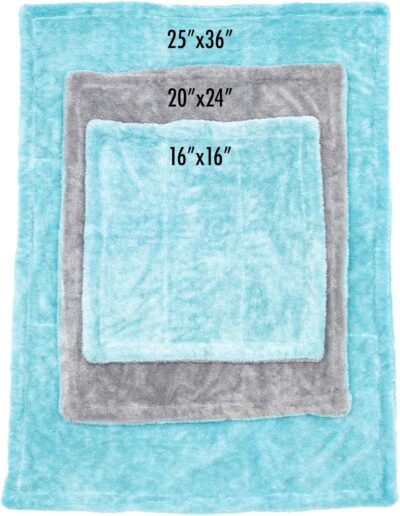 The Rag Company - The Liquid8r - Absorbent 70/30 Blend Microfiber Drying Towel for Cars, Trucks, SUVs, Safe for Detailing + Scratch Free, Twist Loop, 1100gsm, 20in x 24in, Aqua Blue/Grey - Image 4