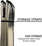 Big Hippo Car Windshield Sun Shade-Jumbo/Standard Car Window Shades Keeps Vehicle Cool-Front UV Ray Protector Sunshade-Easy to Use Sun Shade-Silver(55.16"X 27.5") - Image 7