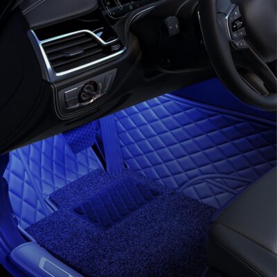 4-in-1 RGB Car Interior Lights with APP Control, Music Sync Mode, 12V LED Strip Light Kit for Car, Truck, SUV – Smart Ambient Lighting with Color Changing & Sound Activated, Car Charger Included - Image 2