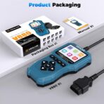 OBD2 Scanner Diagnostic Tool, Check Engine Light Car Code Reader with Reset, Battery Tester, Live Data, Freeze Frame, I/M Readiness, Car Scanner Diagnostic Tool for All OBDII Car After 1996 - Image 9