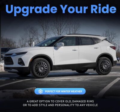 Alpena Austin Vehicle Wheel Covers, Premium European-Made Rim Covers with 3-Step Retention System, Durable Hub Caps Fits Most Steel Wheels, Set of 4, 15 Inch, Black - Image 9