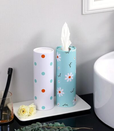 Car Tissue Holder with Facial Tissues Bulk - 4 PK Car Tissues Cylinder, Tissue Holder for Car, Travel Tissues for Car Cup Holder, Refill Car Tissue Box Round Container - Image 6