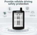 TPMS Tire Pressure Monitoring System 18 Sensors Displayed Vertically,All Tires Pressure and Temp simultaneously,Solar Power,for RV,semi Truck,Motorhome,5th Wheel,(Cap Sensor, 18 Sensors) - Image 2