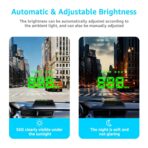 Heads up Display for Cars,Car HUD,Head up Display for Car,Car Speedometer Display,Automatic Brightness Adjustment,Speeding Alert,USB Cable Plug & Play - Image 5