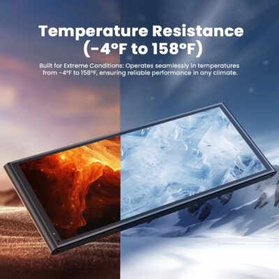 9.26" Wireless Portable Car Play Screen for Apple CarPlay & Android Auto, OTA Updates, Backup Camera, Mirror Link, 5.0 Bluetooth, Voice Control, GPS Navigation, FM - Image 8