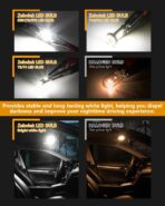 24PCS LED Interior Car Lights, Extremely Bright 6500K White LED Bulb Kit, Applicable to Dome Map Door Lights and Other Parts Replacement for Your Cars, to Help You See Inside The Car at Night - Image 3